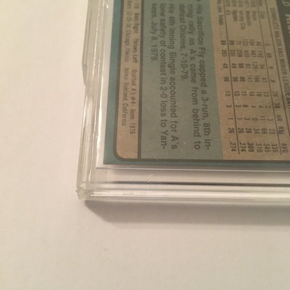 1980 Topps Rickey Henderson Rookie Card RC GEM Gem Mint 10 #482 - Picture 11 of 12